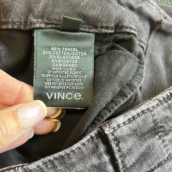 VINCE Slim Cargo Stretch Chino Pockets Mulberry Pants Jeans Sz 26 - Picture 14 of 15